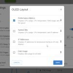 OLED Display Layout and Options