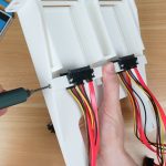 Attaching Top Row Of Cables