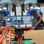 PCA9685 Servo Control Board With Servos Plugged In