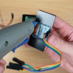 Gluing OLED Display Into Place