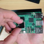 Sticking Heatsink Onto Pi’s CPU
