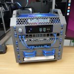 Homelab with Wifi Router Booted Up