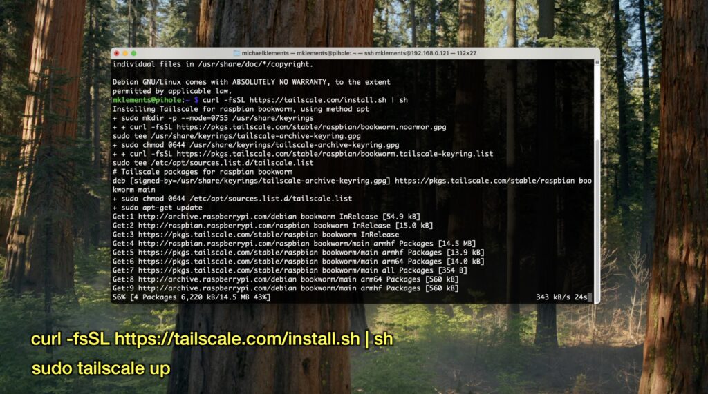 Installing Tailscale