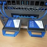 Storage Drives Loaded Into Trays