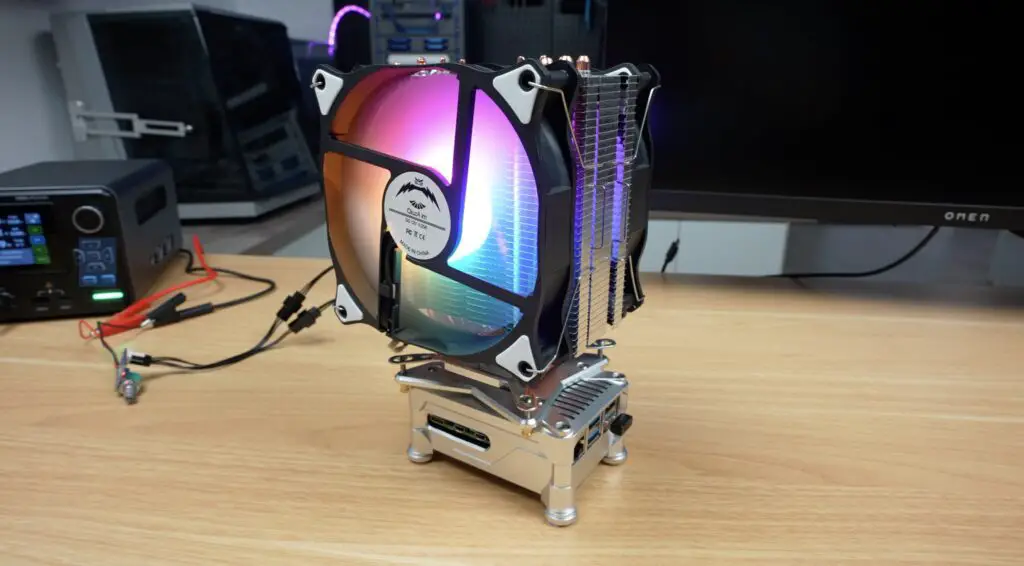 CPU Cooler Installed On Pi
