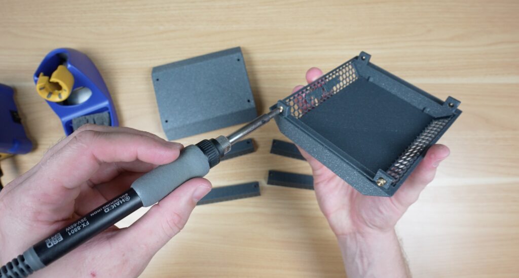 Pressing Brass Inserts Into Sides