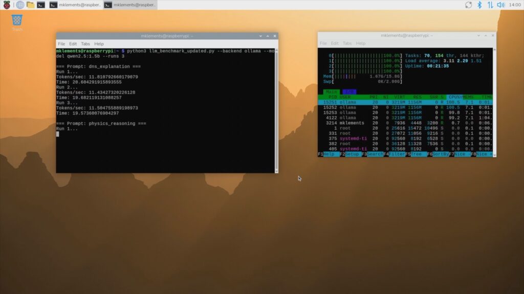 Running LLM Script on a Pi 5