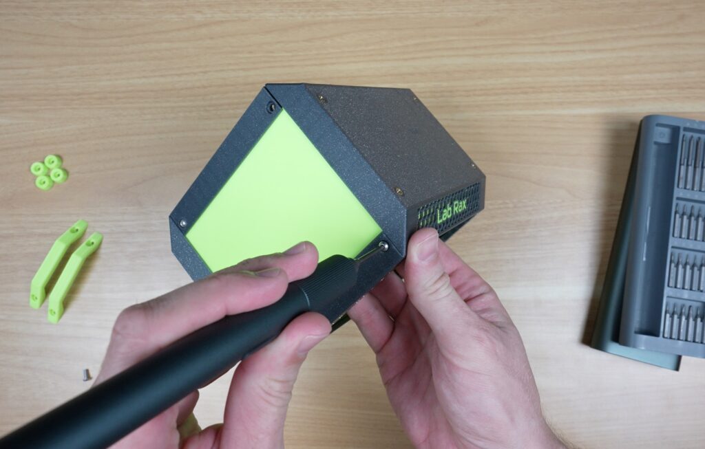 Screwing Top Into Place