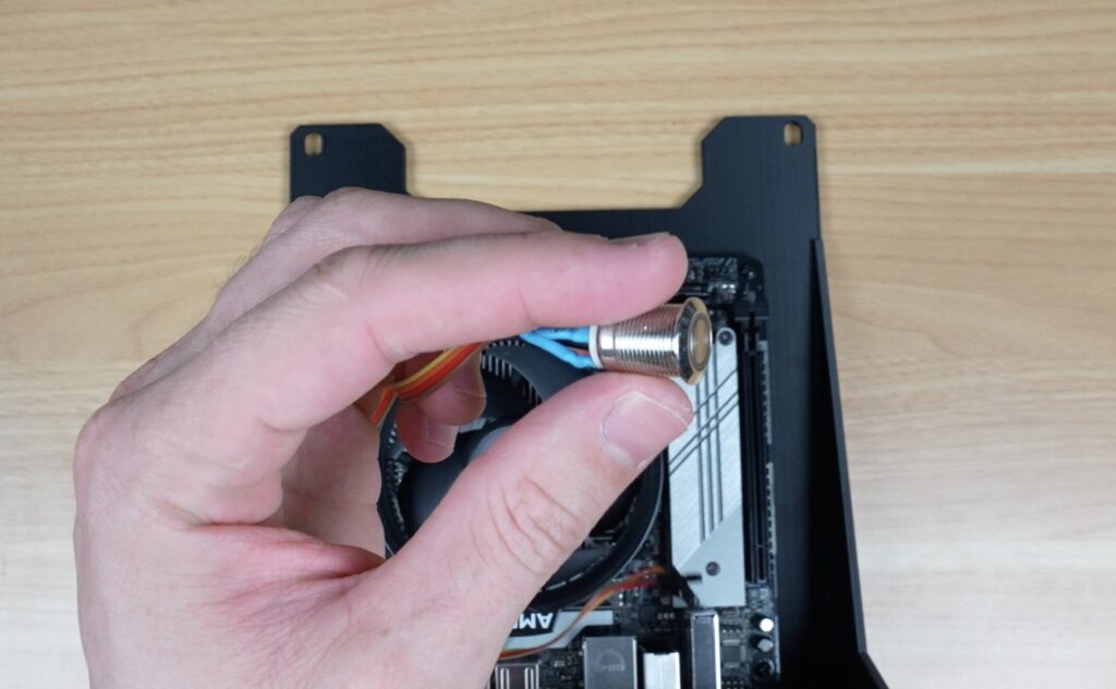 12mm Pushbutton To Be Installed In Shelf