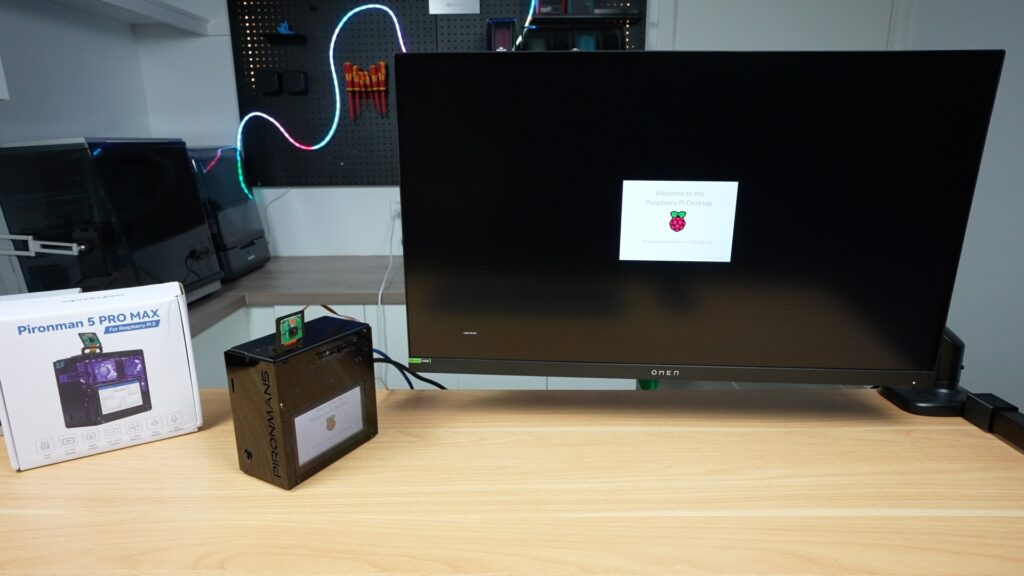 Booting Up Pironman 5 Pro Max