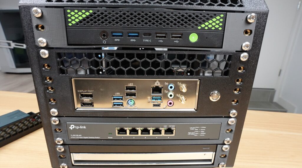 Four Screws Hold Shelf In Place