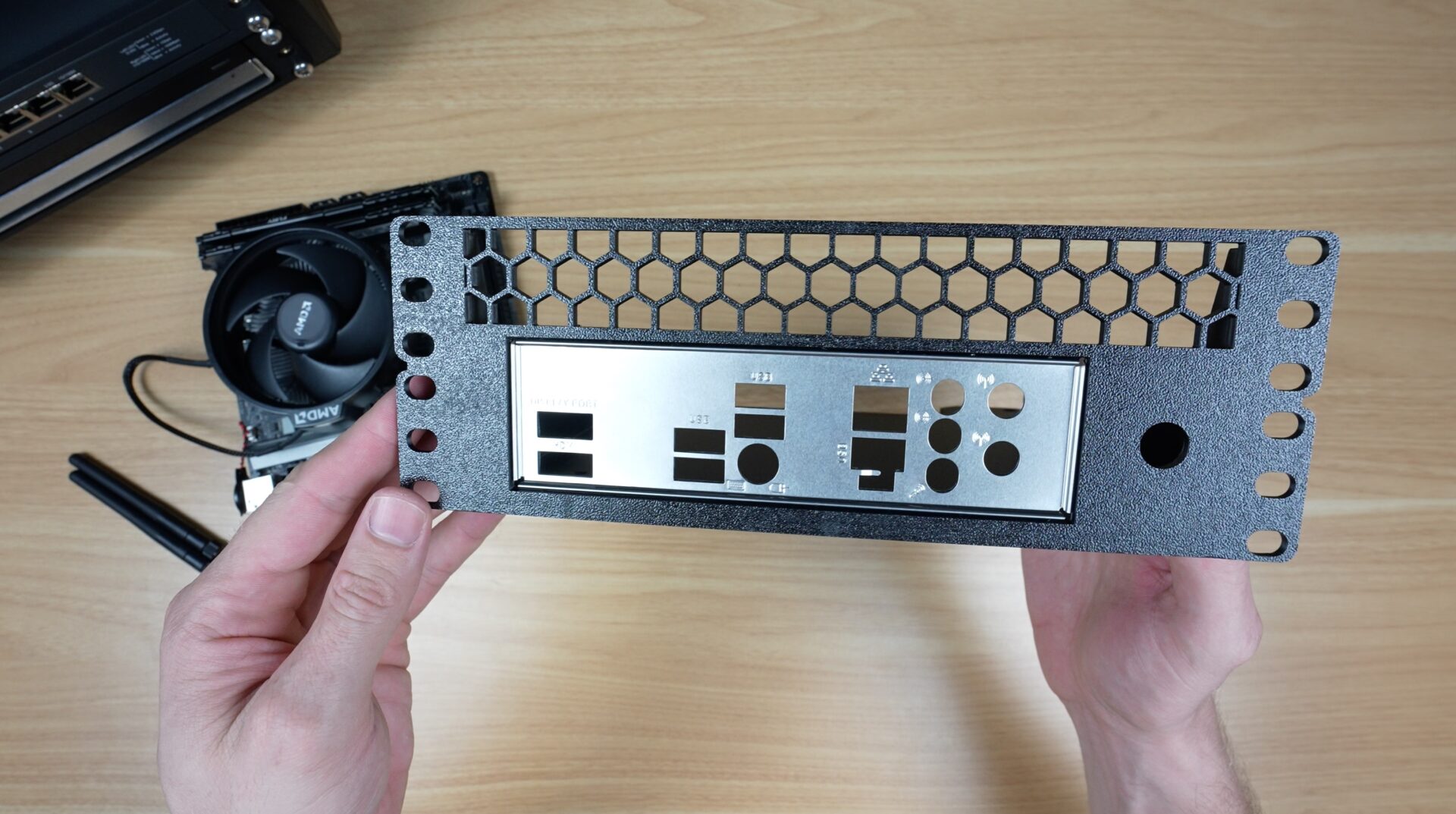 I Designed A Mini ITX PC Shelf For My Lab Rax 10