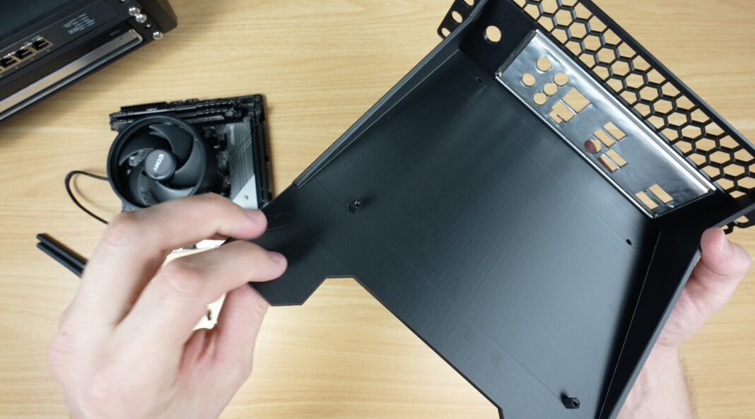 I Designed A Mini ITX PC Shelf For My Lab Rax 10