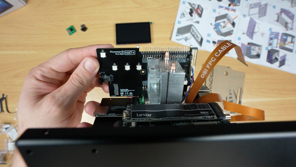 LED and GPIO Board Installed