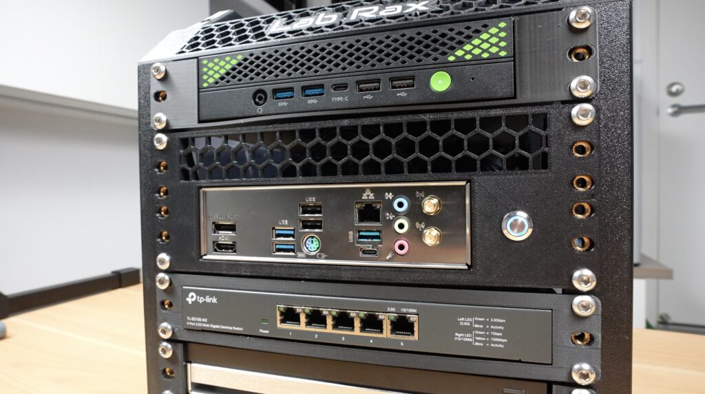 Mini ITC PC Shelf In Lab Rax