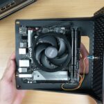 Mini ITX PC Reverse Shelf Top Down