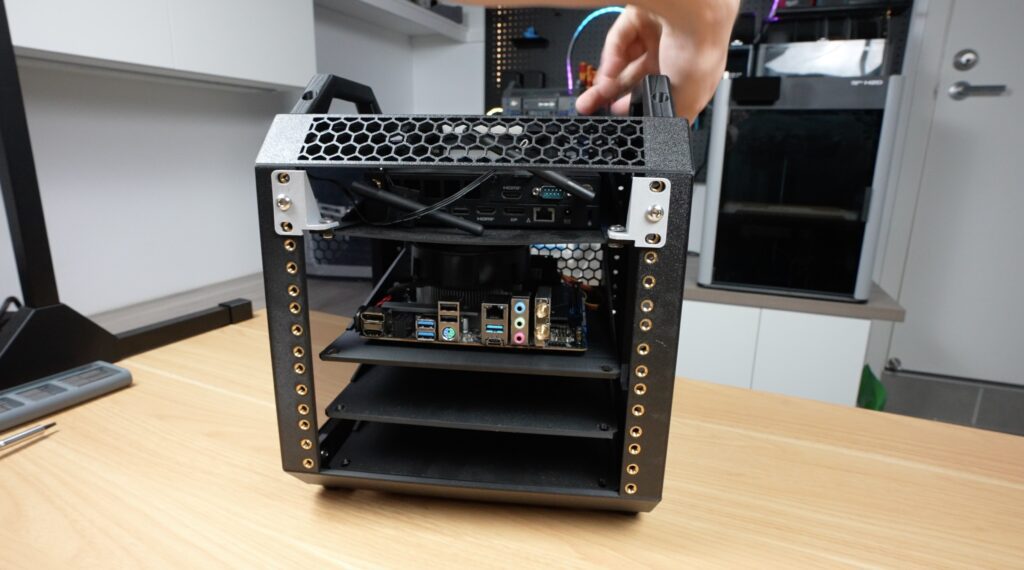 Ports Facing Back Of Homelab