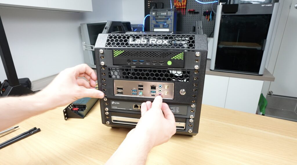 Positioning Mini ITX PC Shelf