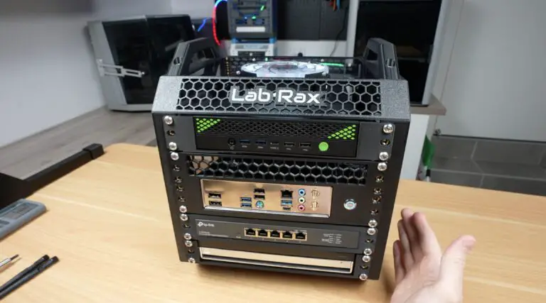 I Designed A Mini ITX PC Shelf For My Lab Rax 10″ Homelab