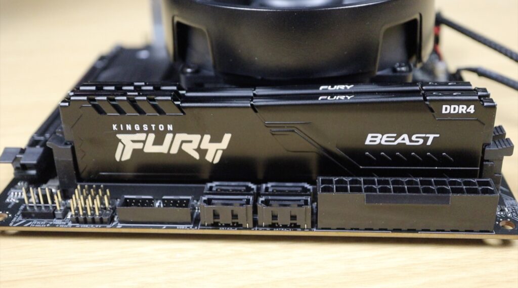 RAM and SATA Ports on Mini ITX PC