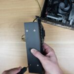 Screwing HD Plex Power Supply Into Place
