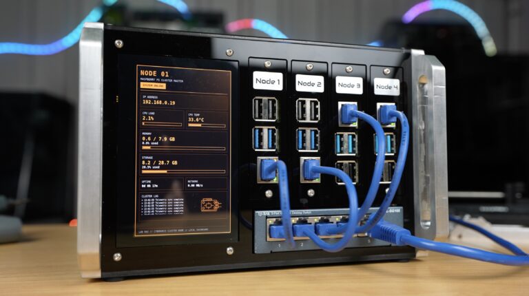 I Built a Compact Raspberry Pi Cluster Using The Makera Z1 Desktop CNC Machine