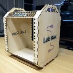 Completed Plywood Lab Rax homelab