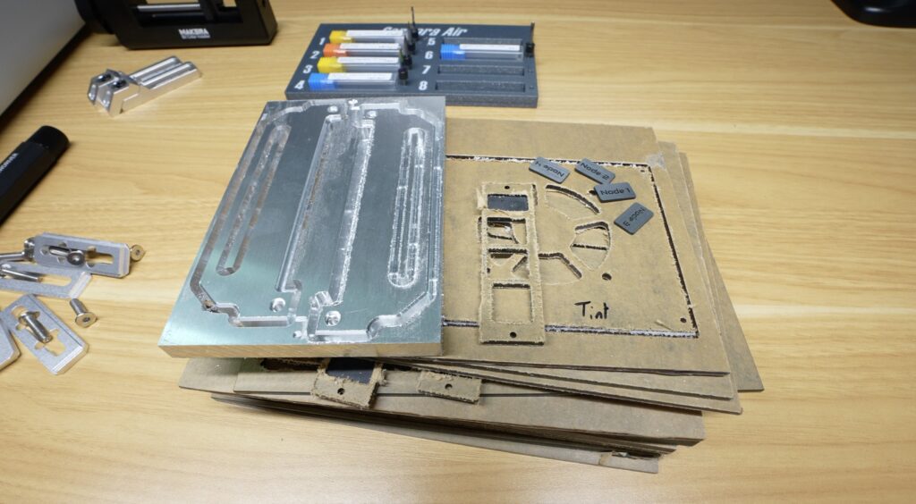 Cut Acrylic and Aluminium Parts