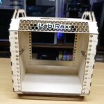 Front of Completed Lab Rax Wooden Homelab