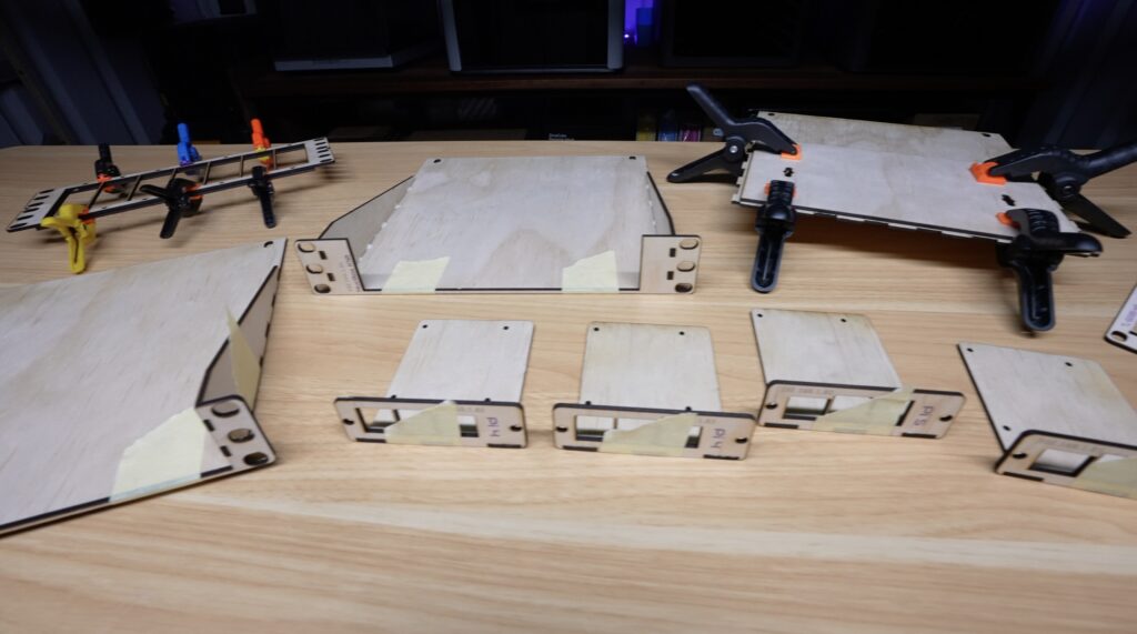 Glueing Together Shelf Components