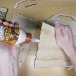 Gluing The Plywood Pieces Into Place