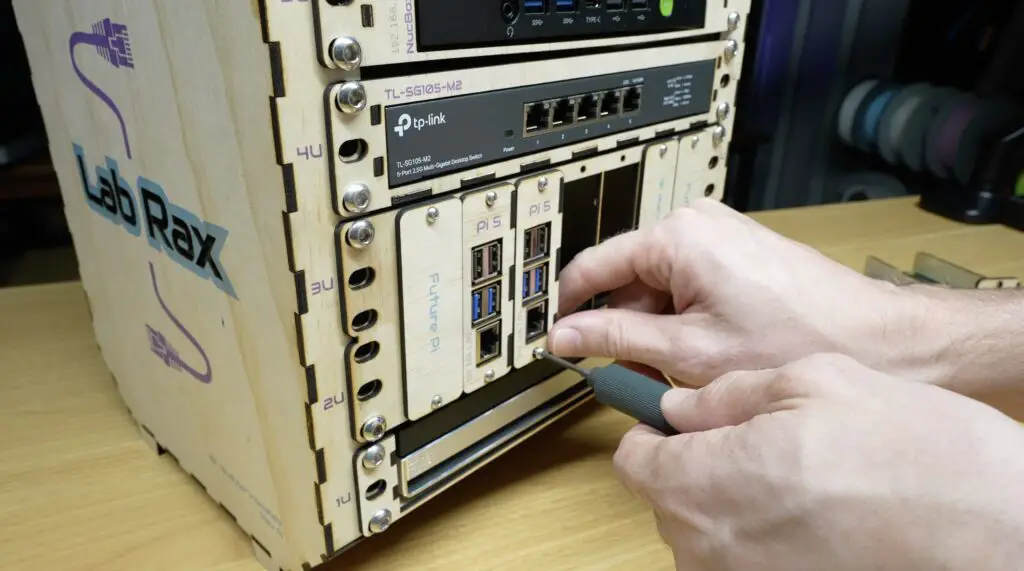 Installing Pi 4 and Pi 5's into Homelab