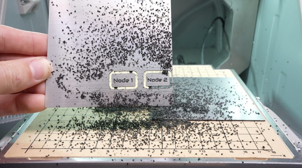 Labelled Made Using Bicolour Stock