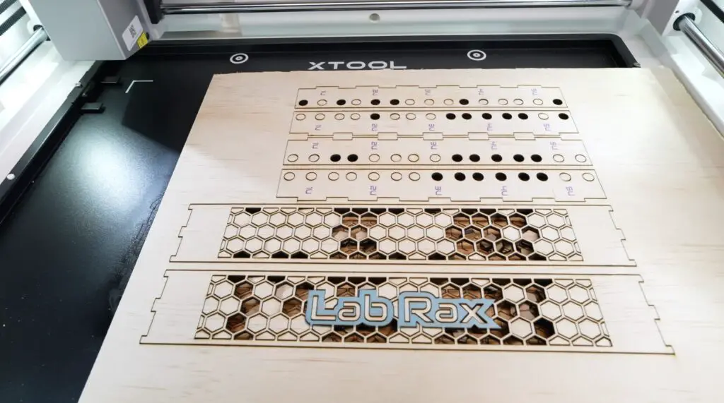 Laser Cutting The Corner Pieces