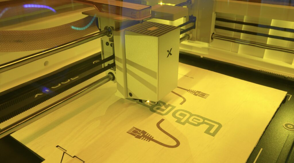 Laser Cutting The Lettering Out