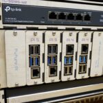 Pi’s Installed In Plywood Homelab
