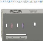 Rear of Acrylic Cluster Case