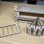 Shelf Components All Glued Together