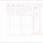 xTool Studio Printing Decals Onto Shelves