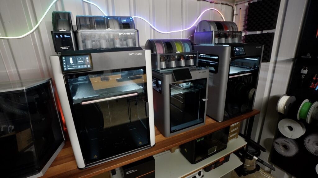 3D Printers Running