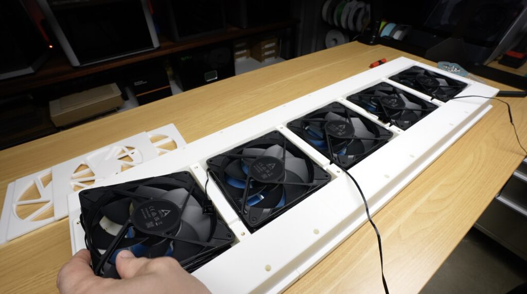 Installing Five Arctic PWM Fans