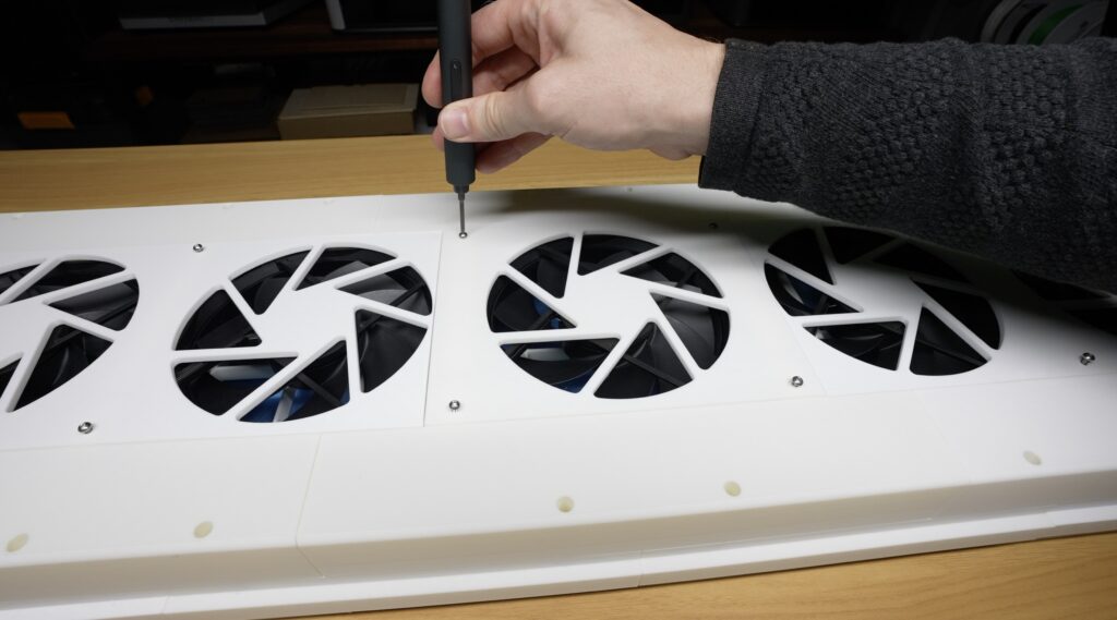Installing Screws For PWM Fan Covers