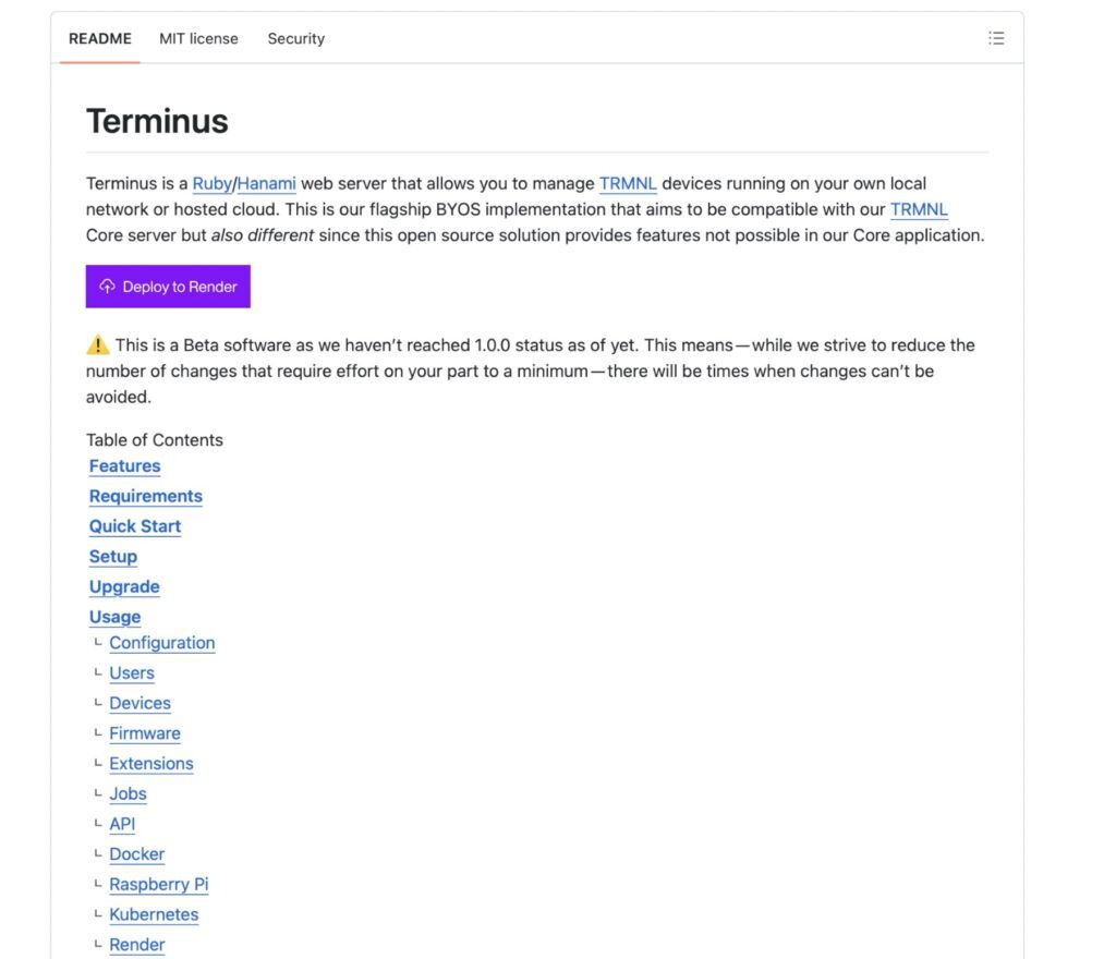 Terminus To Run Own Server