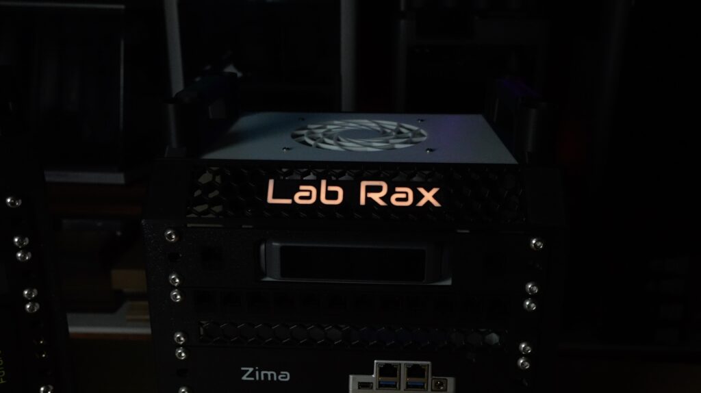 Amber Glowing Logo