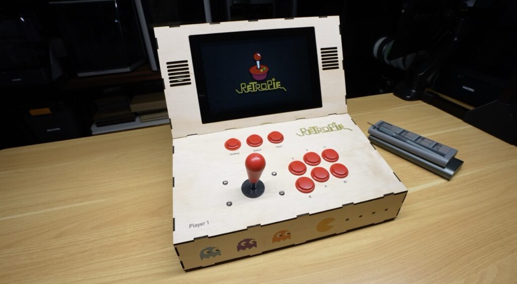 Completed RetroPie Laser Cut Arcade