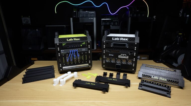 Lab Rax Upgrades: Design Improvements & New Accessories for My 3D-Printed Homelab