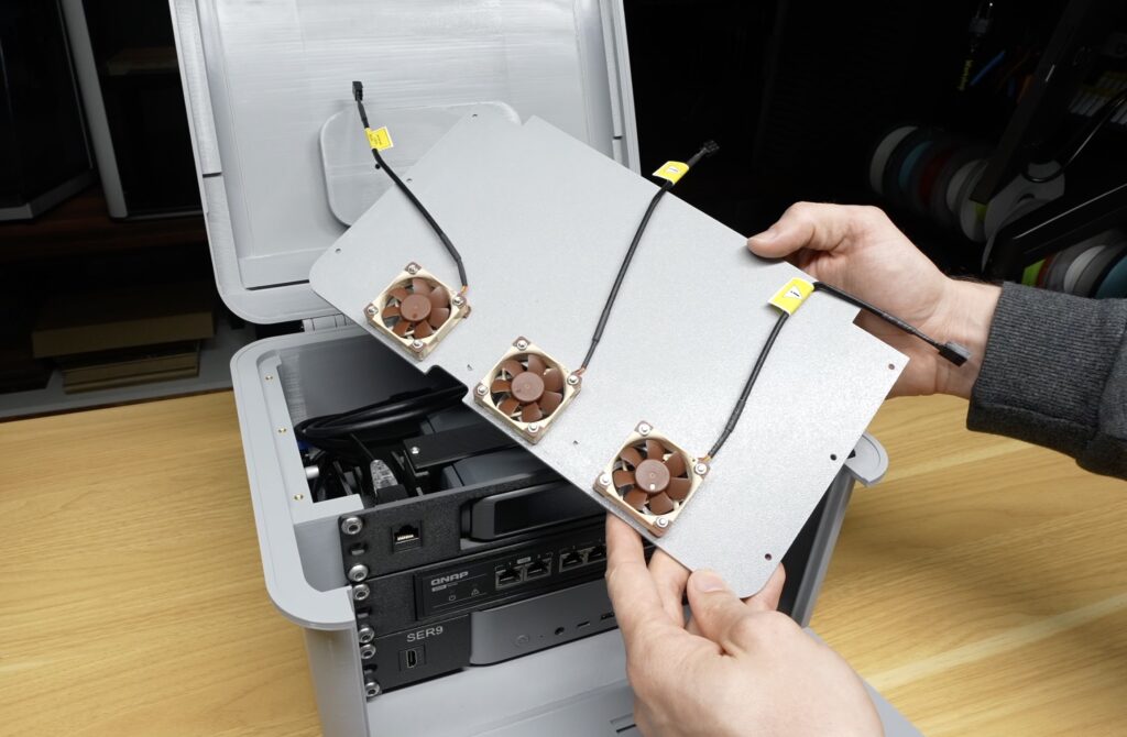 Noctua Fans On Cover Plate