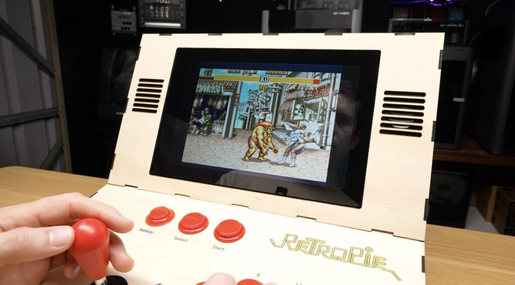 Playing Street Fighter On Arcade