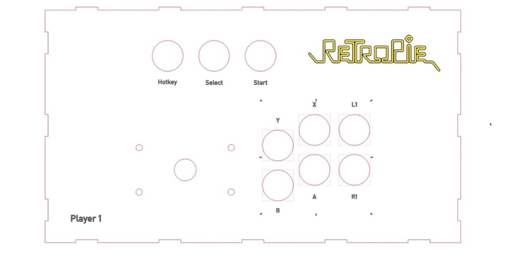 RetroPie Arcade Button Layout
