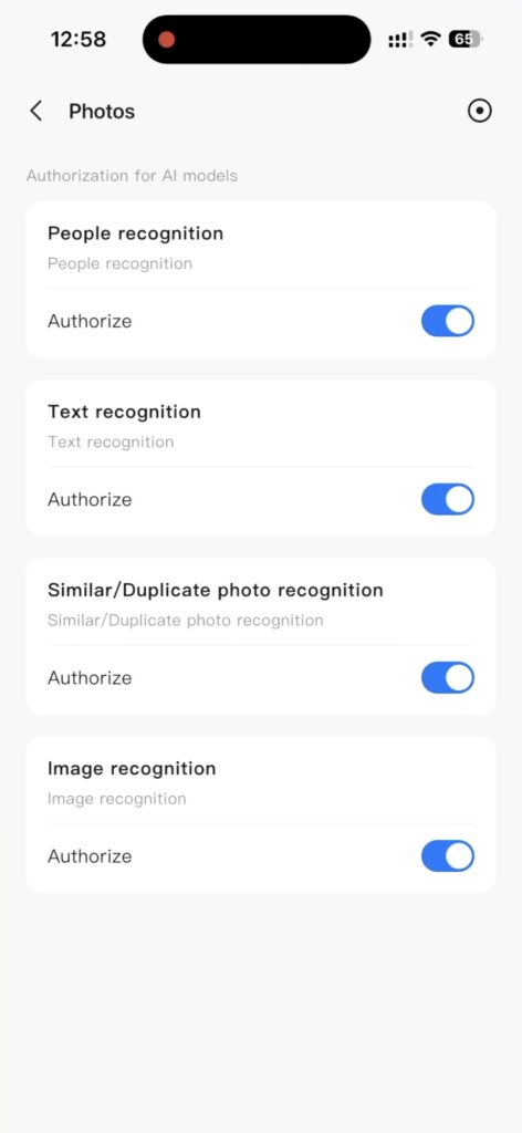 AI Model Management Options Per App